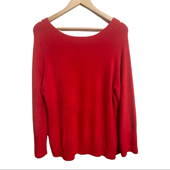 C. b. Collections Soft Red Comfy Sweater L - Picture 5 of 5